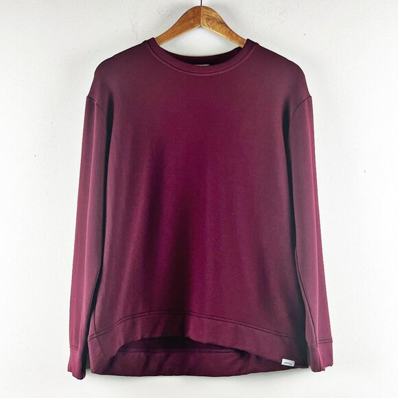 Orvis Tops - 2/$20 Orvis Burgundy Oversized Fleece Pullover
